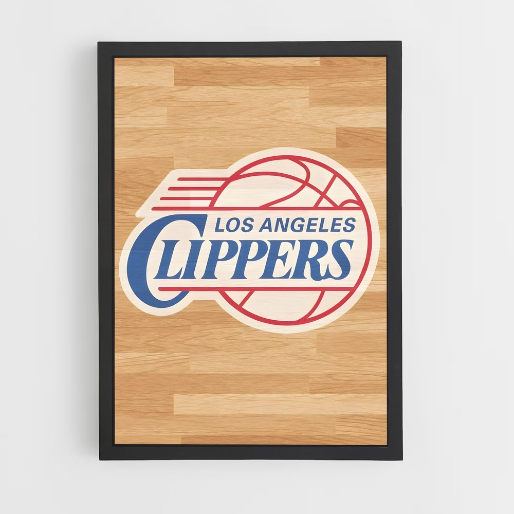 Poster Slam Dunk Clippers – affiche Basketball (vue 2)
